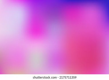 Light Pink, Blue vector blur pattern. Creative illustration in halftone style with gradient. Template for cell phones.