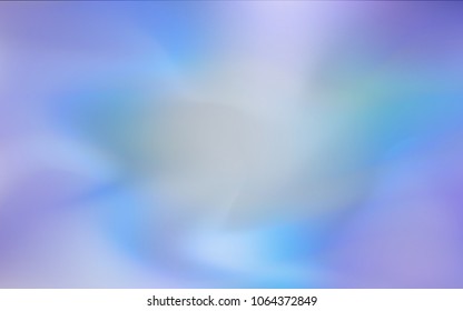 Light Pink, Blue vector blurred shine abstract cover. Shining colored illustration in a brand-new style. The blurred design can be used for your web site.