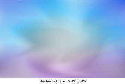 Light Pink, Blue vector blurred pattern. A vague abstract illustration with gradient. The best blurred design for your business.