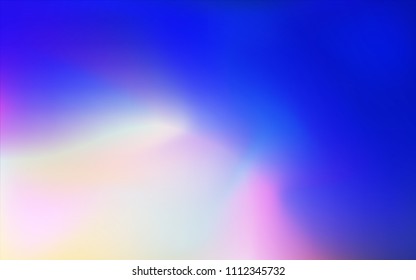 Light Pink, Blue vector blurred shine abstract cover. A vague abstract illustration with gradient. A completely new design for your business.