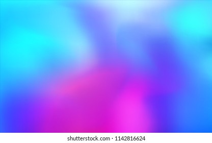 Light Pink, Blue vector blurred bright texture. Creative illustration in halftone style with gradient. The elegant pattern can be used as part of a brand book.