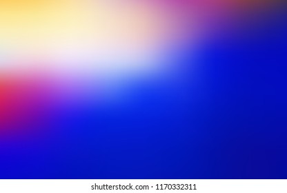 Light Pink, Blue vector blurred shine abstract template. A vague abstract illustration with gradient. Brand new style for your business design.