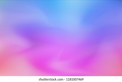 Light Pink, Blue vector blurred background. Brand-new colored illustration in blurry style with gradient. The best blurred design for your business.