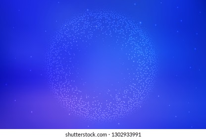 Light Pink, Blue vector blurred bright pattern. A completely new colored illustration in blur style. The best blurred design for your business.
