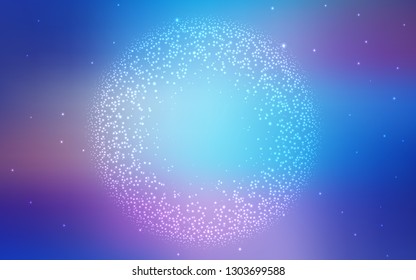 Light Pink, Blue vector blurred bright texture. Colorful illustration in abstract style with gradient. The best blurred design for your business.