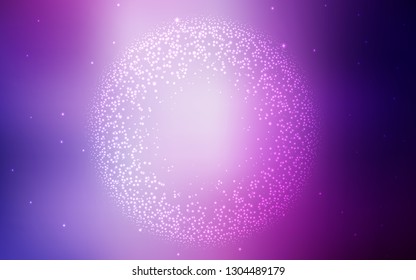 Light Pink, Blue vector blurred bright texture. Glitter abstract illustration with gradient design. Elegant background for a brand book.