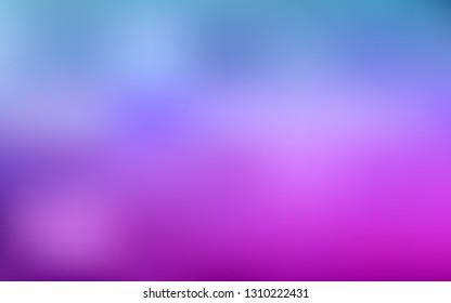 Light Pink, Blue vector blurred bright pattern. Creative illustration in halftone style with gradient. New style for your business design.