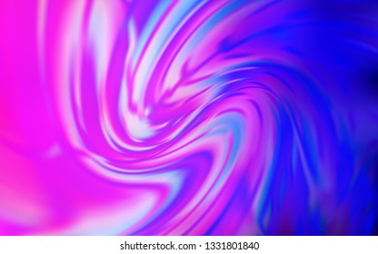 Light Pink, Blue vector blurred shine abstract texture. Colorful abstract illustration with gradient. Blurred design for your web site.