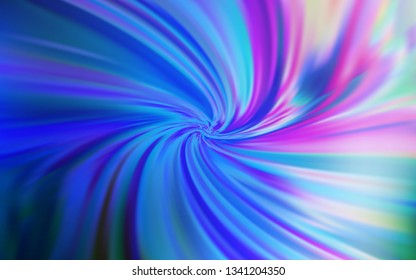 Light Pink, Blue vector blurred shine abstract background. Glitter abstract illustration with gradient design. Completely new design for your business.