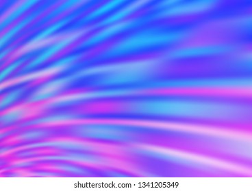 Light Pink, Blue vector blurred and colored template. Modern geometrical abstract illustration with gradient. A completely new design for your business.