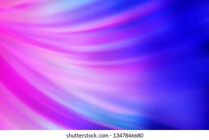 Light Pink, Blue vector blurred shine abstract background. Colorful abstract illustration with gradient. Blurred design for your web site.
