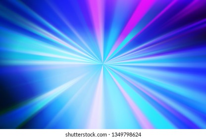 Light Pink, Blue vector blurred shine abstract texture. Creative illustration in halftone style with gradient. Background for designs.