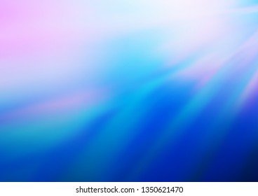 Light Pink, Blue vector blurred bright template. A vague abstract illustration with gradient. A completely new template for your design.