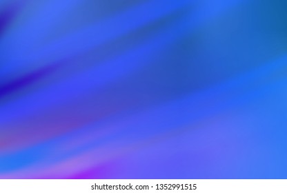 Light Pink, Blue vector blurred shine abstract texture. Shining colored illustration in smart style. New design for your business.