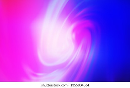 Light Pink, Blue vector blurred bright pattern. Creative illustration in halftone style with gradient. Smart design for your work.