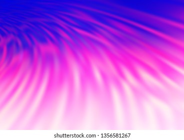 Light Pink, Blue vector blurred shine abstract background. Colorful illustration in blurry style with gradient. A completely new design for your business.