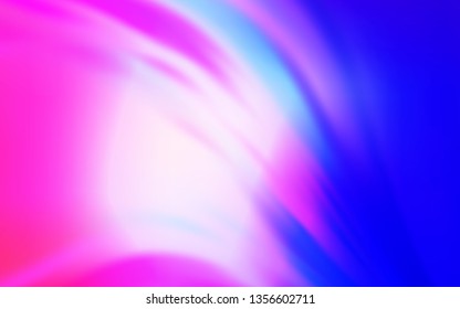 Light Pink, Blue vector blurred shine abstract texture. A completely new colored illustration in blur style. The best blurred design for your business.