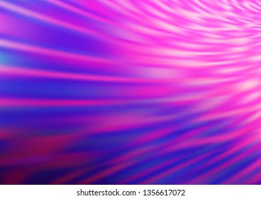Light Pink, Blue vector blurred background. A completely new color illustration in a bokeh style. The background for your creative designs.