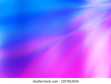 Light Pink, Blue vector blurred and colored background. Glitter abstract illustration with an elegant design. The blurred design can be used for your web site.