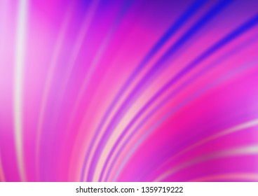 Light Pink, Blue vector blurred shine abstract pattern. A vague abstract illustration with gradient. Brand new design for your business.
