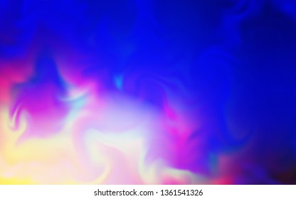 Light Pink, Blue vector blurred shine abstract template. Colorful abstract illustration with gradient. New way of your design.