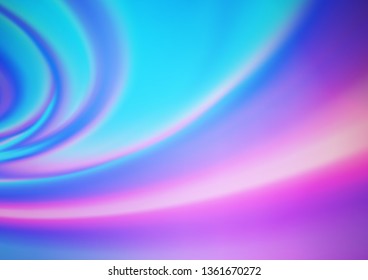 Light Pink, Blue vector blurred shine abstract background. Modern geometrical abstract illustration with gradient. The template for backgrounds of cell phones.
