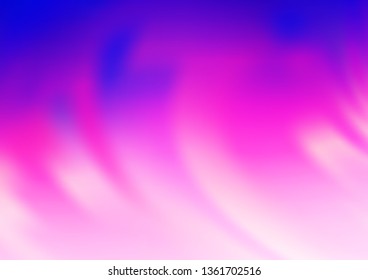 Light Pink, Blue vector blurred bright pattern. Colorful illustration in blurry style with gradient. The elegant pattern for brand book.