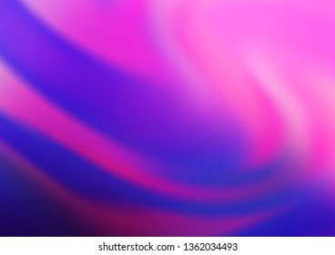 Light Pink, Blue vector blurred bright pattern. Colorful illustration in abstract style with gradient. The template for backgrounds of cell phones.