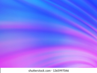 Light Pink, Blue vector blurred and colored template. Glitter abstract illustration with an elegant design. A new texture for your design.