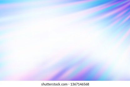 Light Pink, Blue vector blurred pattern. Creative illustration in halftone style with gradient. New design for your business.