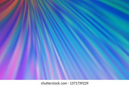Light Pink, Blue vector blurred bright pattern. An elegant bright illustration with gradient. Background for designs.
