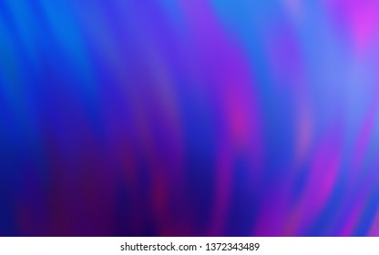 Light Pink, Blue vector blurred bright pattern. An elegant bright illustration with gradient. New style for your business design.