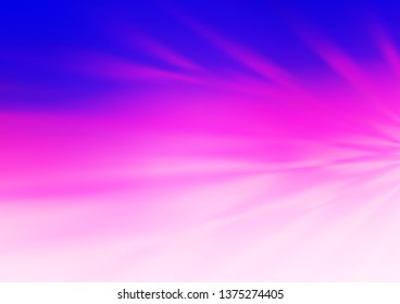 Light Pink, Blue vector blurred shine abstract background. Colorful abstract illustration with gradient. Brand new style for your business design.