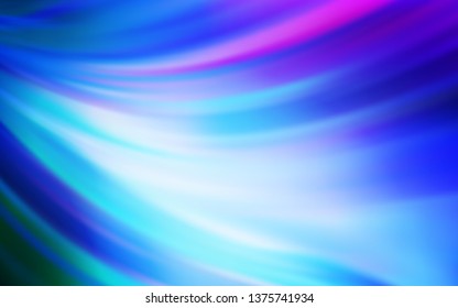 Light Pink, Blue vector blurred and colored pattern. Glitter abstract illustration with gradient design. Background for a cell phone.