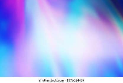 Light Pink, Blue vector blurred bright texture. Creative illustration in halftone style with gradient. Completely new design for your business.