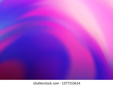 Light Pink, Blue vector blurred background. Glitter abstract illustration with an elegant design. Brand new style for your business design.