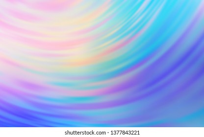 Light Pink, Blue vector blurred bright template. A completely new colored illustration in blur style. New style design for your brand book.