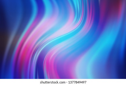 Light Pink, Blue vector blurred bright texture. An elegant bright illustration with gradient. Elegant background for a brand book.