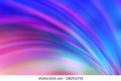 Light Pink, Blue vector blurred shine abstract texture. An elegant bright illustration with gradient. New way of your design.