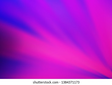 Light Pink, Blue vector blurred bright background. Glitter abstract illustration with an elegant design. The background for your creative designs.
