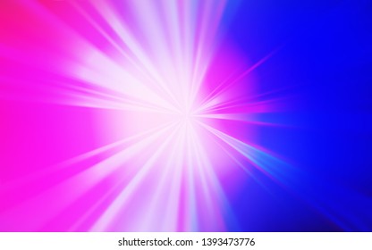 Light Pink, Blue vector blurred background. An elegant bright illustration with gradient. Smart design for your work.