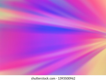 Light Pink, Blue vector blurred background. Glitter abstract illustration with an elegant design. Brand new style for your business design.