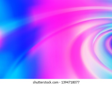 Light Pink, Blue vector blurred and colored template. Creative illustration in halftone style with gradient. The blurred design can be used for your web site.