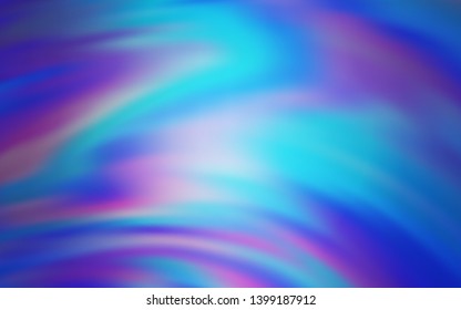 Light Pink, Blue vector blurred shine abstract texture. Creative illustration in halftone style with gradient. Elegant background for a brand book.
