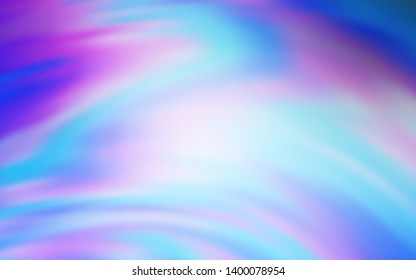 Light Pink, Blue vector blurred bright texture. Creative illustration in halftone style with gradient. New way of your design.