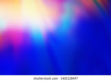Light Pink, Blue vector blurred pattern. Creative illustration in halftone style with gradient. New design for your business.