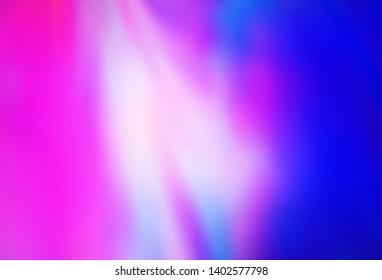 Light Pink, Blue vector blurred pattern. Glitter abstract illustration with gradient design. Blurred design for your web site.