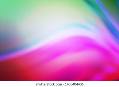 Light Pink, Blue vector blurred shine abstract background. Colorful abstract illustration with gradient. Background for designs.