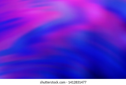 Light Pink, Blue vector blurred bright template. Glitter abstract illustration with gradient design. Completely new design for your business.