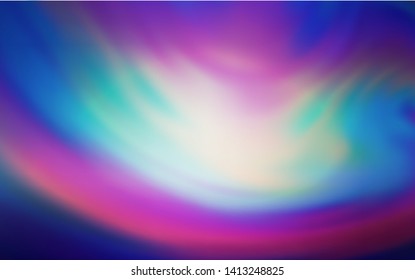 Light Pink, Blue vector blurred background. Creative illustration in halftone style with gradient. The best blurred design for your business.